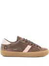 Date D.a.t.e. Hill Low Suede Shoes In Multi