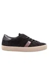 Date Hill Low Suede Sneakers In Black In Black
