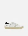 Date Hill Low Sneakers In White Suede And Leather