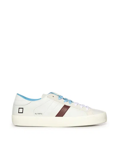 Date Hill Low Vintage Leather Sneaker In White