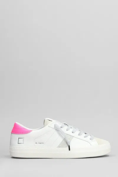 Date D.a.t.e. Hill Low Vintage Sneakers In White