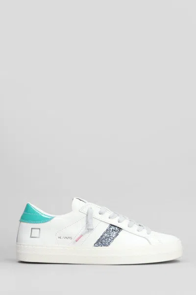 Date D.a.t.e. Hill Low Vintage Sneakers In White