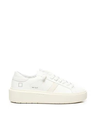 Date D.a.t.e. Hill Low White Platform Sneaker