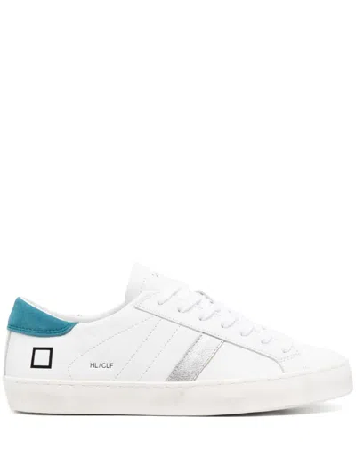 Date Hill Low Sneakers In White Leather