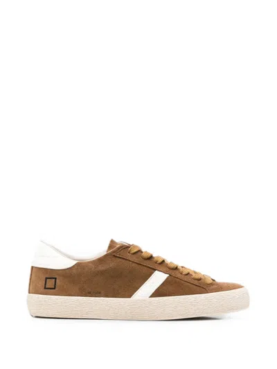 Date Hill Suede Logo-detail Sneakers In Brown