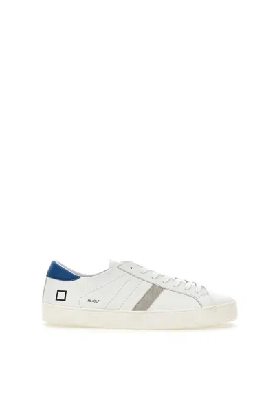 Date Hillow Calf Leather Sneakers In White