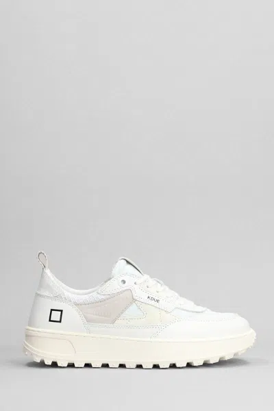 Date D.a.t.e. Kdue Sneakers In White