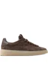 Date Levante Sneakers In Taupe Suede In Brown