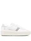 Date D.a.t.e. Hill Low Platform Sneakers In White