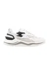 Date Fuga Sneakers In White Suede And Fabric In White