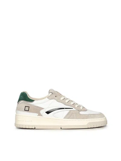 Date Leather And Suede Torneo Sneaker In Multi