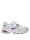 Date Sn23 Sneakers In White Leather And Fabric In Blanco