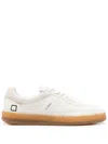 Date Leather Sneakers In Neutrals