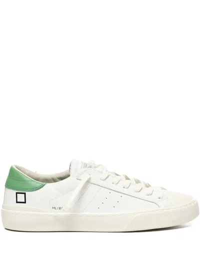 Date D.a.t.e. Hill Low Basic Green Suede Sneakers