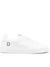 Date Leather Sneakers In White