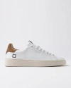 Date Levante Calf White-brown Sneaker In White