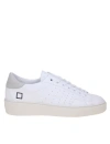 DATE LEVANTE IN WHITE AND GRAY LEATHER