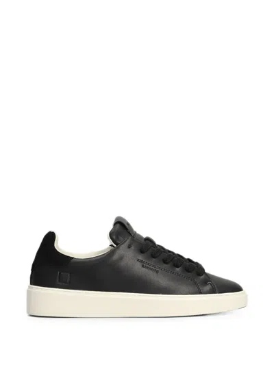Date Levante Leather Sneakers In Animal Print