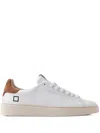 Date Levante Calf White-brown Sneaker In White