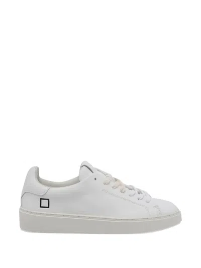 Date Levante Round-toe Sneakers In White