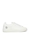 Date Leather Sneakers In White