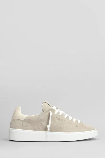 DATE LEVANTE SNEAKERS IN BEIGE SUEDE