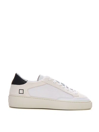 Date Levante Sneakers With Raised Part At The Back In White