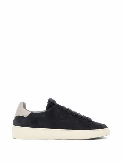 Date Levante Suede Sneakers In Black