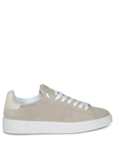 Date Levante Suede Sneakers In Beige In Multi