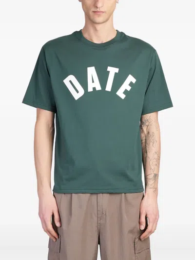 DATE LOGO-PRINT T-SHIRT