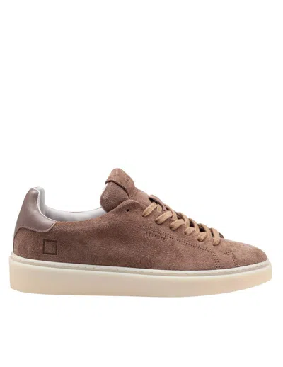 Date D.a.t.e. Low-top Suede Sneakers In Brown