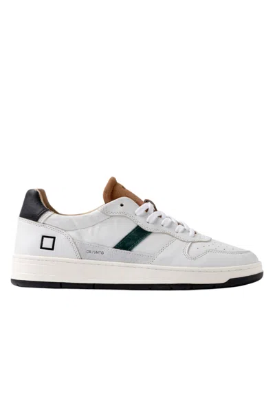 Date M431-c2-vn-wi Men's Leather White In Gray