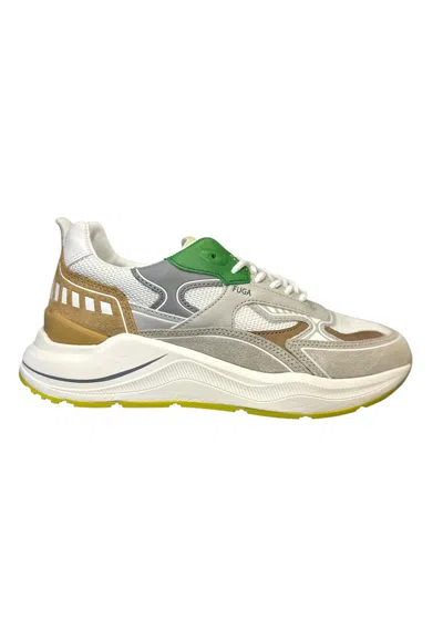Date Men's Shoes D.a.t.e. Fuga Hf Plus White-beige In Neutral