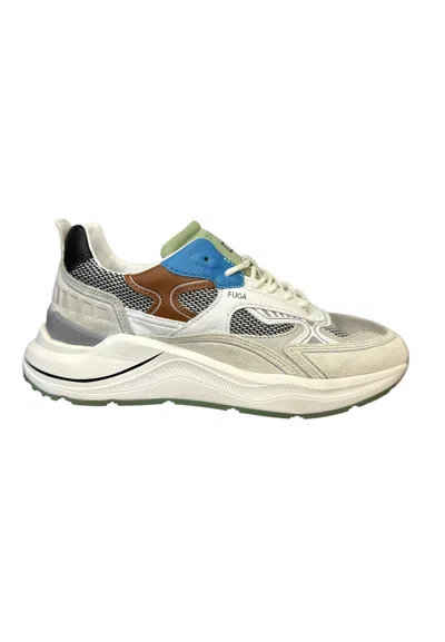 Date Men's Shoes D.a.t.e. Fuga Hf Plus White-black In Gray