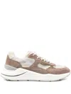 Date Mesh-panelled Sneakers In Brown
