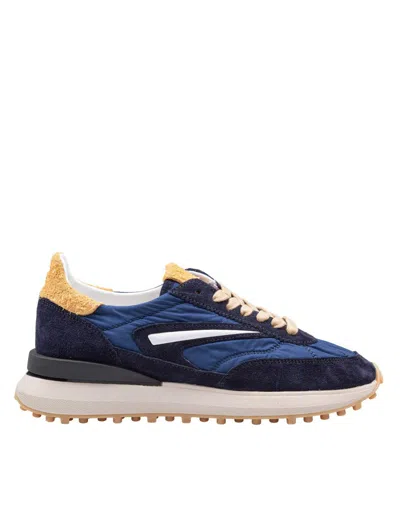 Date D.a.t.e. Nylon And Suede Running Sneakers In Multi