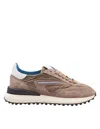 Date D.a.t.e. Nylon And Suede Running Sneakers In Multi