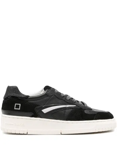 Date Panelled Sneakers In Animal Print