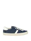 Date Perforated Sneakers In Blue
