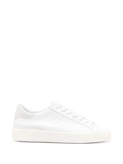 Date Perforated Sneakers In White