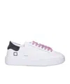 Date D.a.t.e. Sfera Stripe Sneakers In White
