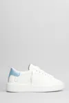 Date D.a.t.e. Sfera Sneakers In White Sky