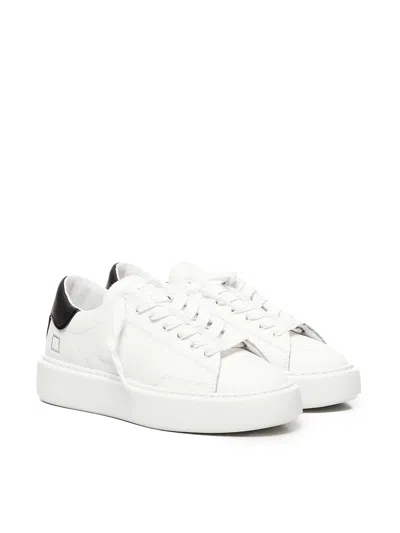 Date D.a.t.e. Sfera White Leather Sneakers