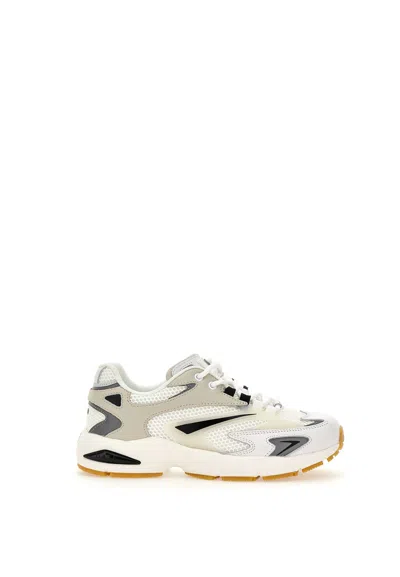 Date Sn23 Mesh Sneakers In Bianco/grigio