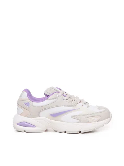 Date Sn23 Sneakers In White-lilac