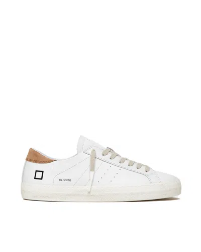Date Sneaker Hill Low Vintage Calf White Rust In White-rust