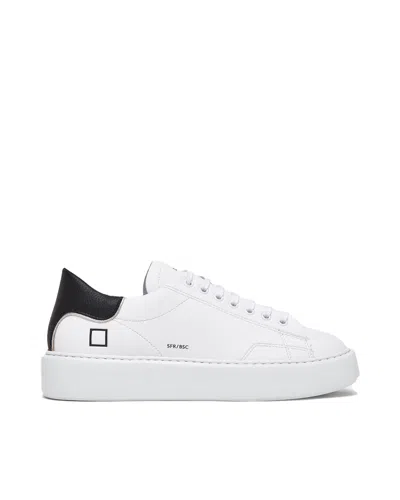 DATE SNEAKER SFERA BASIC WHITE BLACK
