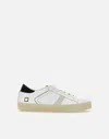 Date Hill Low Sneakers In White Suede And Leather