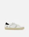 Date Hill Low Sneakers In White Suede And Leather