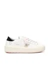 Date D.a.t.e. Hill Low Platform White Leather Sneakers